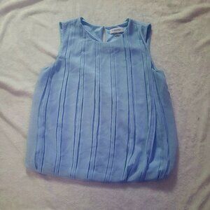 Calvin Klein lightweight blue blouse